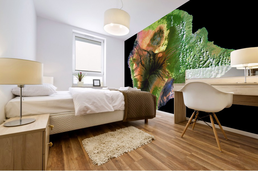 Big Island of Hawaii Mural print